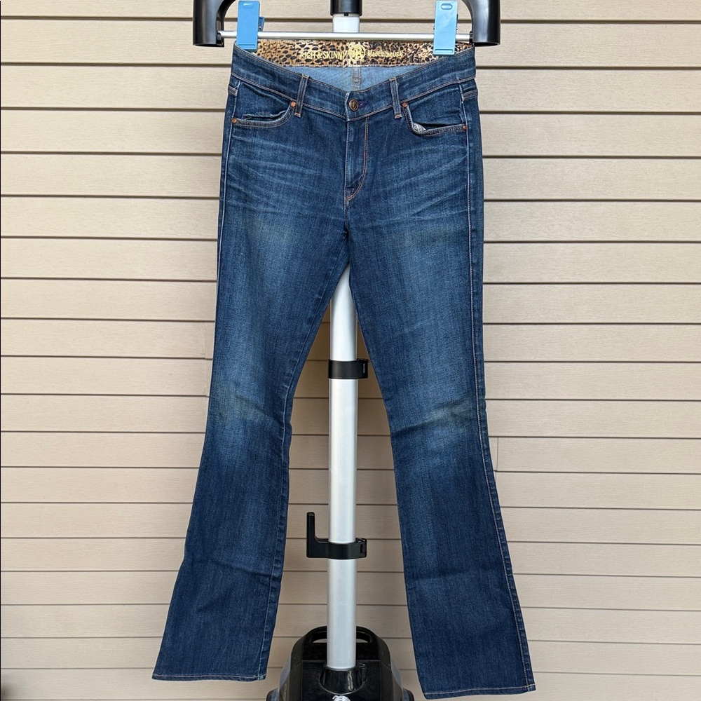 Rich & Skinny Dark Blue Flare Jeans